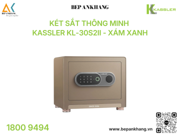 Két sắt thông minh Kassler KL-30S2II - Xám Xanh